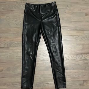 Rachel Zoe High Waist Faux Leather Leggings. Size 6. Excellent condition!
